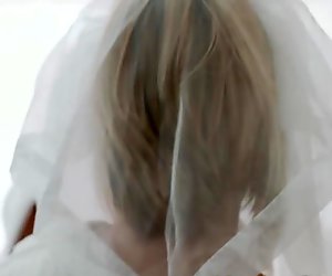 Blonde missionary licked out