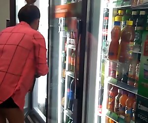 Asian filipina teen hooker can buy food in super market
